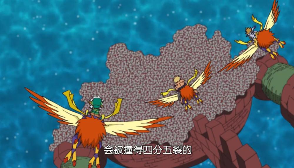 逃离残破的机舱